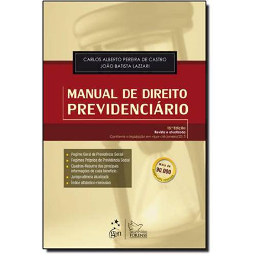 Manual de Direito Previdenciario - 15 Ed