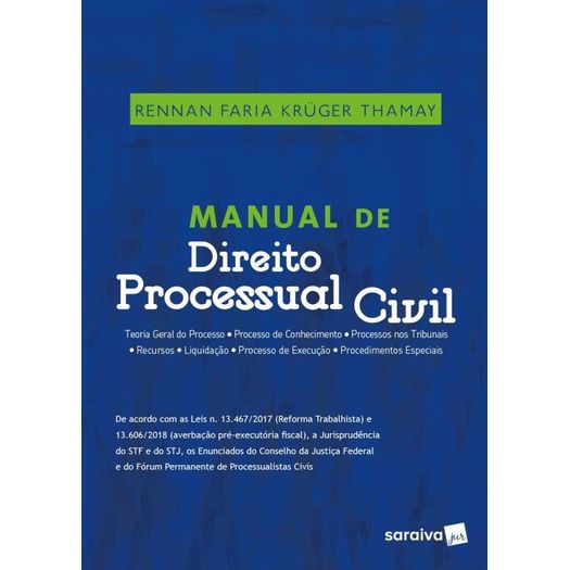 Manual de Direito Processual Civil - Saraiva - 1 Ed
