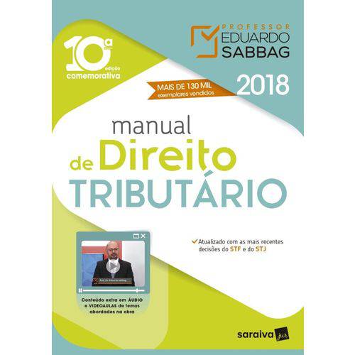 Manual de Direito Tributário - 10ª Edição (2018)