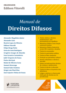 Manual de Direitos Difusos (2019)