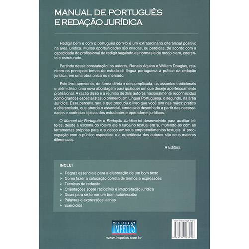 Manual de Português e Redação Jurídica