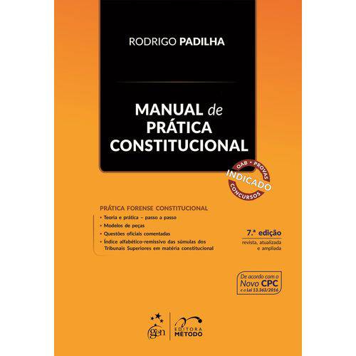 Manual de Prática Constitucional - 7ª Ed.