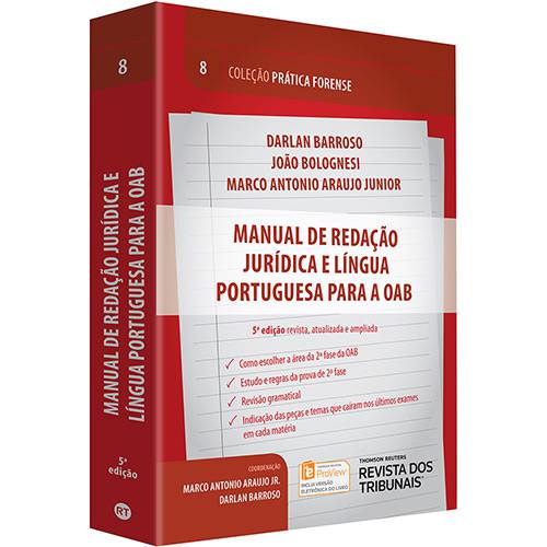 Manual de Redação Jurídica e Língua Portuguesa para a Oab - 5ª Ed.