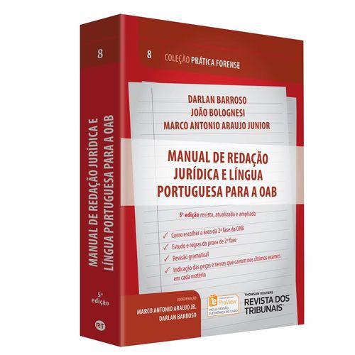Manual de Redacao Juridica e Lingua Portuguesa para a OAB - Rt