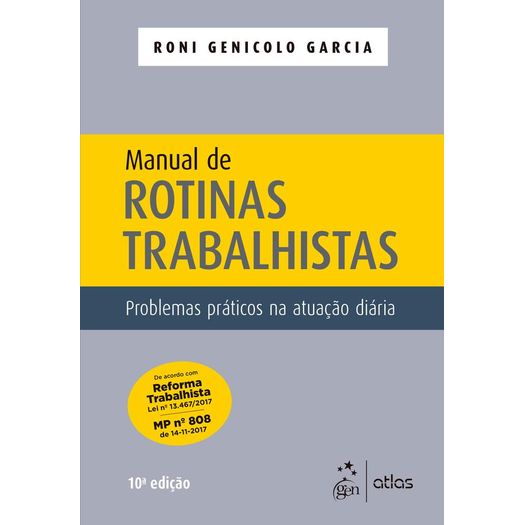 Manual de Rotinas Trabalhistas - Atlas