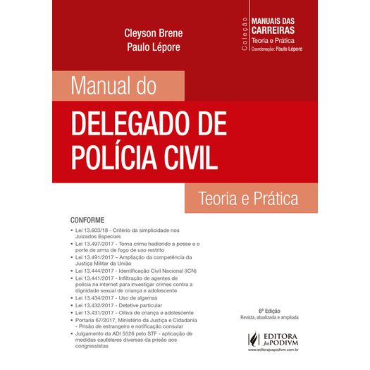 Manual do Delegado de Policia Civil - Juspodivm