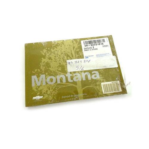 Manual do Proprietario Montana