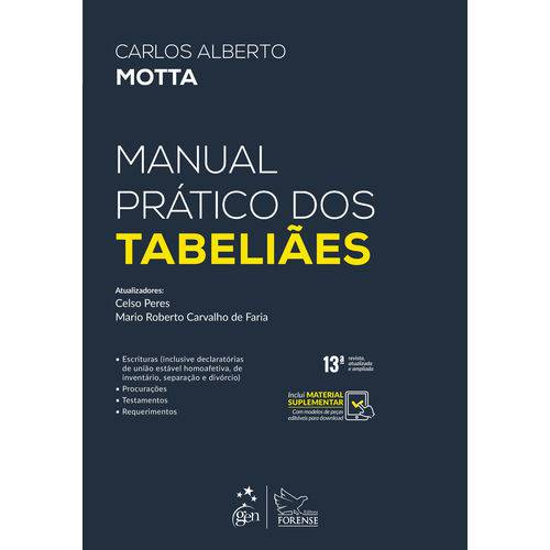 Manual Prático dos Tabeliães - 13ª Edição (2018)