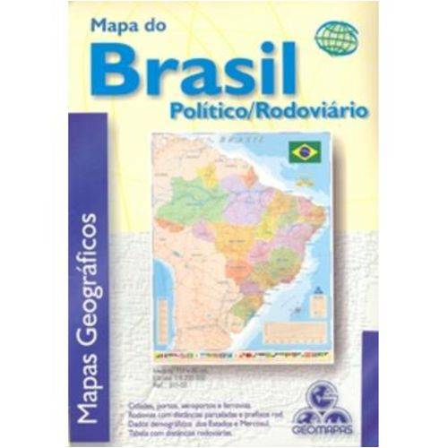 Mapa do Brasil Político e Rodoviário