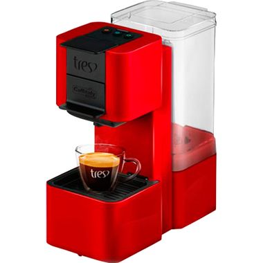 Máquina de Café Expresso Vermelha Três Corações S26 110V