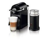 Máquina de Café Nespresso Pixie Clips Black And Lemon Neon 220v com Aeroccino