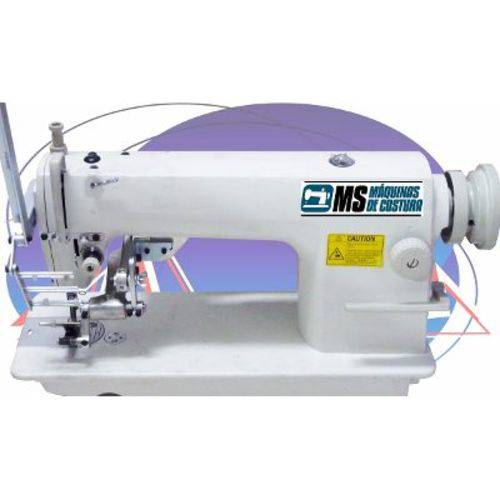Máquina de Costura Reta Industrial C/ Aparelho de Fazer Pregas - Tapete Fru-fru