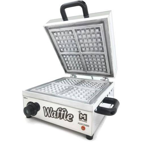Máquina de Waffles Profissional - GW-4 - 127v - Inovamaq