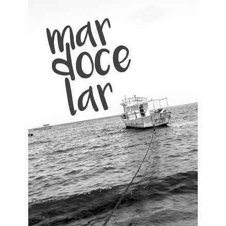 Mar Doce Lar - 36 X 47,5 Cm - Papel Fotográfico Fosco