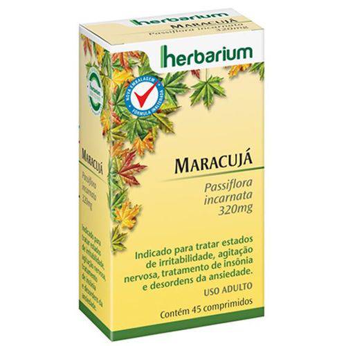 Maracujá - Herbarium 320mg, com 45 Comprimidos