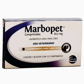 MARBOPET - Cx. com 10 Compr. 82,5mg