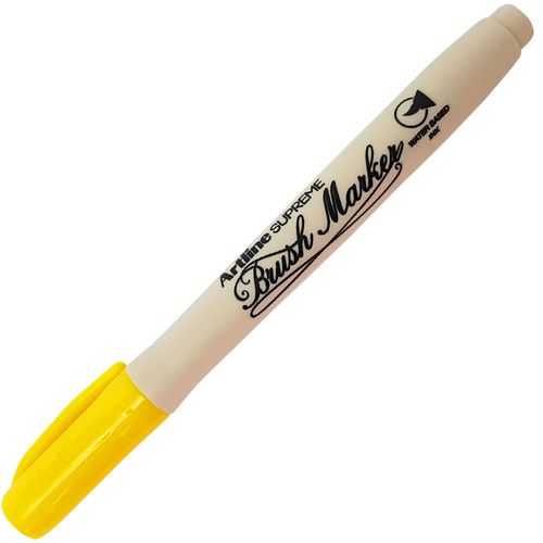 Marcador Artístico Brush Marker Artline Supreme Amarelo 1028961