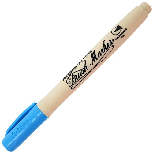 Marcador Artístico Brush Marker Artline Supreme Azul Claro 1028962