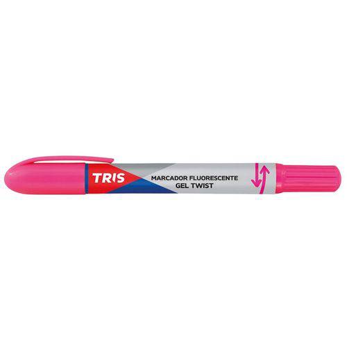 Marcador Fluorescente Gel Twist Pink Tris