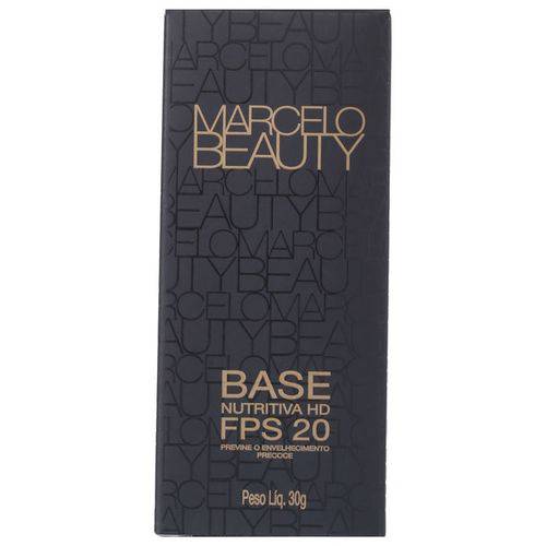 Marcelo Beauty Nutritiva Hd Fps 20 Bege Natural - Base 30ml