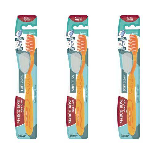 Marco Boni 8702 Escova Dental Soft Clean Flex (kit C/03)