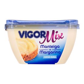 Margarina com Manteiga Sem Sal Vigor Mix 500g