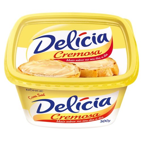 Margarina Delicia 500g com Sal