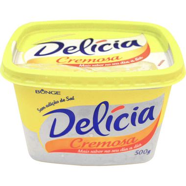 Margarina Delícia Sem Sal 500g