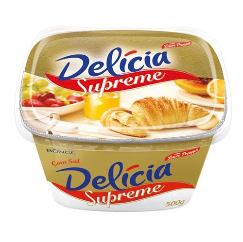 Margarina Delicia Supreme 500g com Sal