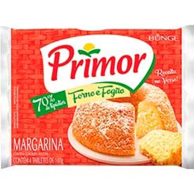 Margarina Primor Forno&Fogão Tablete 4X100g