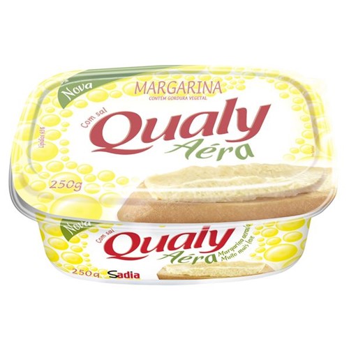 Margarina Qualy 250g Aerada com Sal