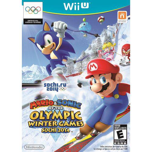 Mario & Sonic At The Olympic Winter Games Sochi 2014 Nintendo Wii-u Original Novo