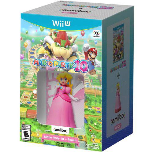 Mario Party 10 + Amiibo Peach - Wii U
