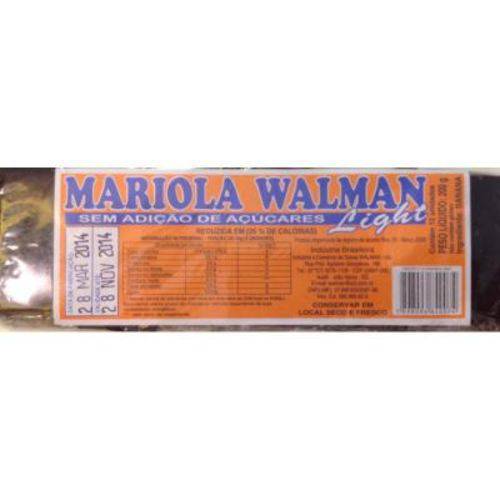 Mariola Walman Light Sem Açúcar