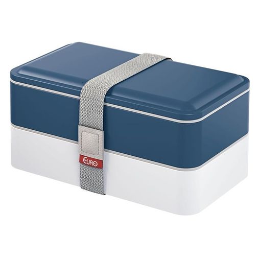 Marmita Dupla Azul 1,2L Lunch Box Fit Euro