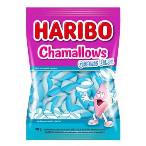 Marshmallow Chamallows Cables Azul 80g - Haribo
