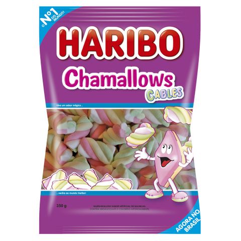 Marshmallow Chamallows Cables Colorido 250g - Haribo