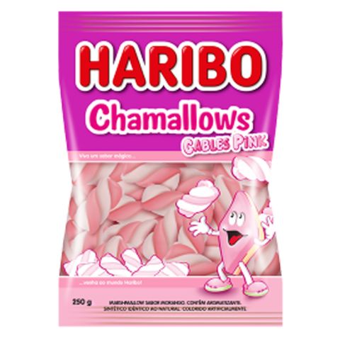 Marshmallow Chamallows Cables Rosa 250g - Haribo
