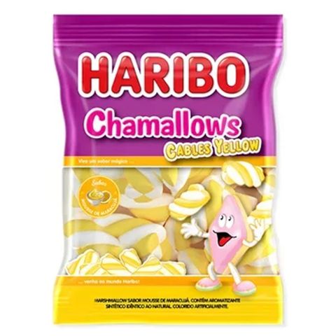 Marshmallow Chamallows Cables Yellow 250g - Haribo