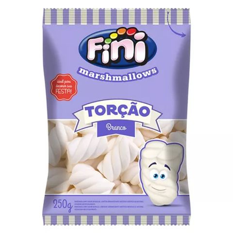 Marshmallow Torção Branco 250g - Fini
