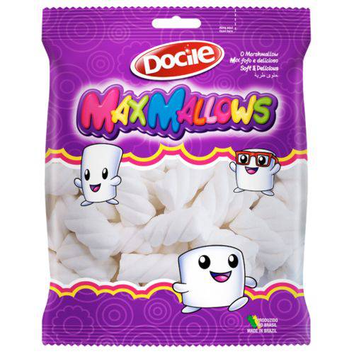 Marshmallows Docile Torção Branco 250g