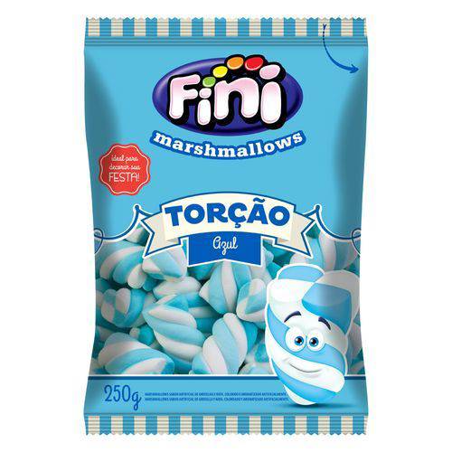 Marshmallows Torção Azul 250gr - Fini