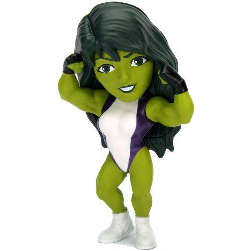 Marvel Girls Série 1 Metals Die Cast - Toyart She-hulk (mulher Hulk) - 10 Centímetros