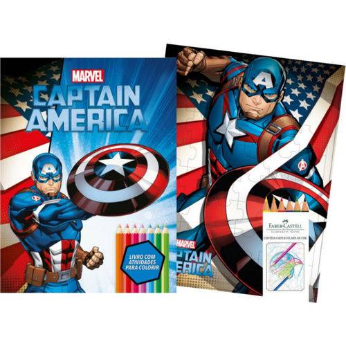 Marvel Kit Diversão- Captain America