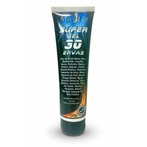 Mary Life Super Gel 30 Ervas Gel P/ Massagem 150g (kit C/12)