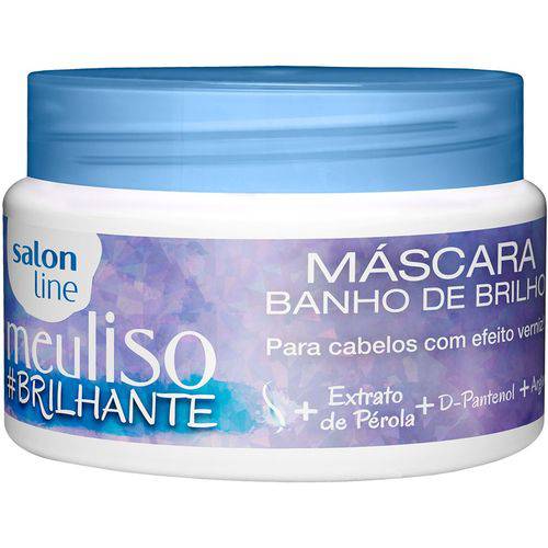 Máscara Banho de Brilho Meu Liso #Brilhante 300g Salon Line