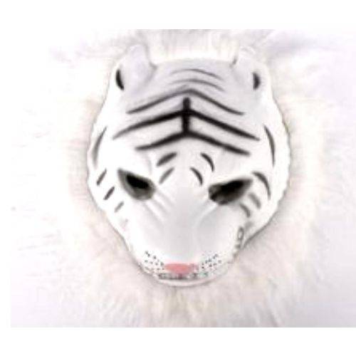 Mascara Bichos Tigre Branco