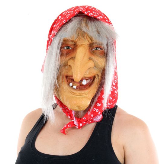 Máscara Bruxa Horror Latex - Halloween - Sulamericana