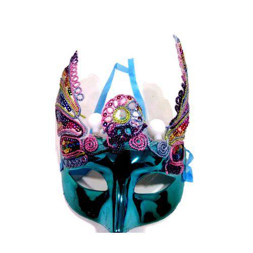 Máscara Carnaval Azul