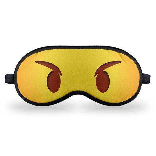 Máscara de Dormir - Emoticon Emoji Bravinho